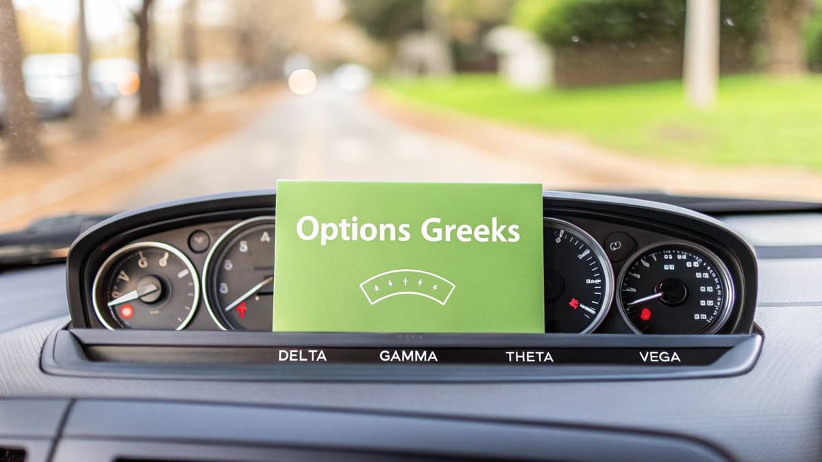 Options greeks explained: Delta, Gamma, Theta, Vega